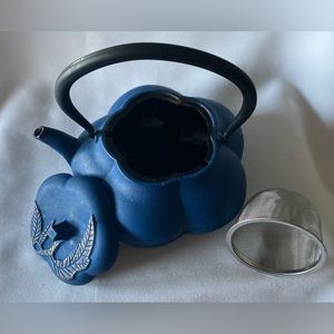 Cast Iron Lidded Teapot with Infuser